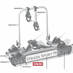 France Attelage Barre De Protection Centrale Pour Porte-vélos Atera Strada