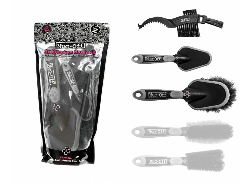 Kit De 3 Brosses Muc-Off 1 Kit De 3 Brosses Muc-Off