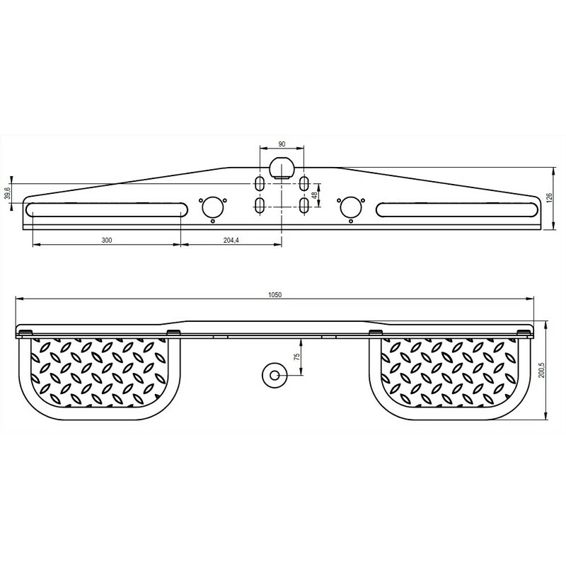 France Attelage Marchepied Double Appui 2 France Attelage Marchepied Double Appui – Image 2