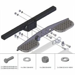 France Attelage Marchepied Double Appui 6 France Attelage Marchepied Double Appui -Mountain soldes marche pied double appui pour utilitaires 2
