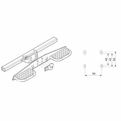 France Attelage Marchepied Double Appui 7 France Attelage Marchepied Double Appui -Mountain soldes marche pied double appui pour utilitaires 3