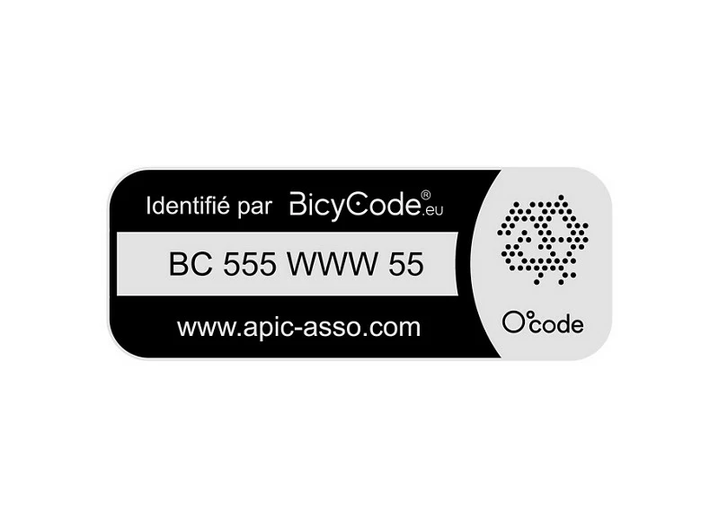 MARQUAGE BICYCODE 1 MARQUAGE BICYCODE