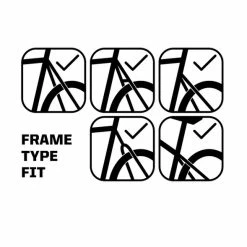 PAIRE DE GARDE-BOUE MUSGUARD OMNI 10 PAIRE DE GARDE-BOUE MUSGUARD OMNI -Mountain soldes musguard omni garde boue black front rear 3