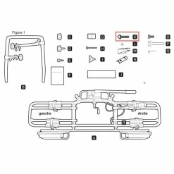 France Attelage Pièce De Rechange MFT : Vis à Tête Bombée M8x35 K Pour Multi-Cargo-2-Family -Mountain soldes piece de rechange mft profile arrondi n pour multi cargo 2 family 2