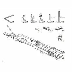 Porte-vélo De Toit Thule UpRide 599 -Mountain soldes porte velo de toit thule upride 599 7